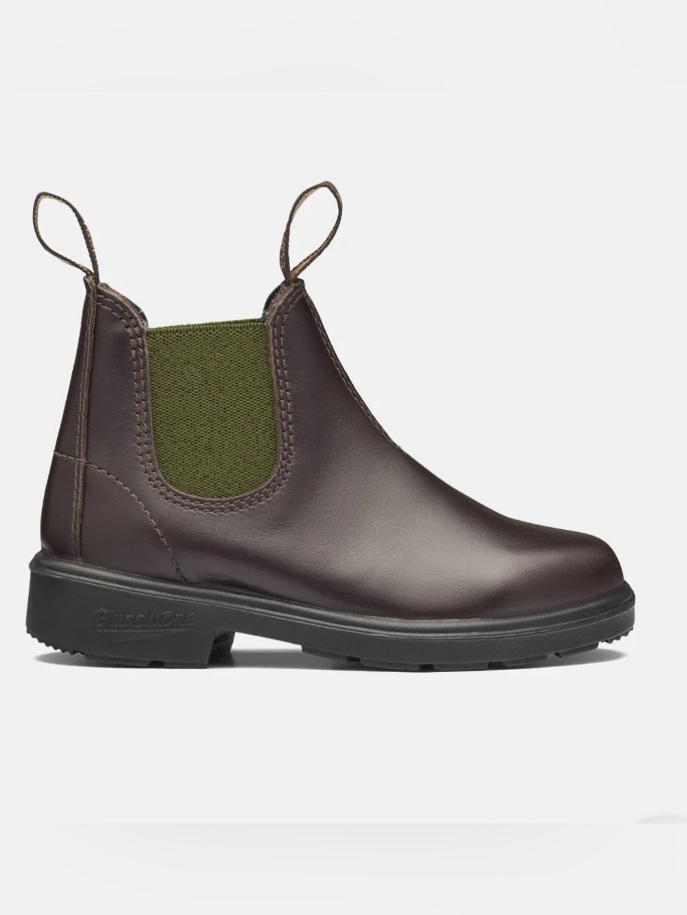 The Blundstone #2394 kids Brown Olive 11
